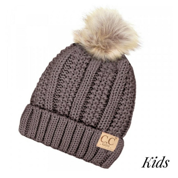 CC Beanie Other - C C Beanie Kids w/pompom. NWT